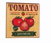 Metal skilt TOMATO - Organic Product 30x30cm